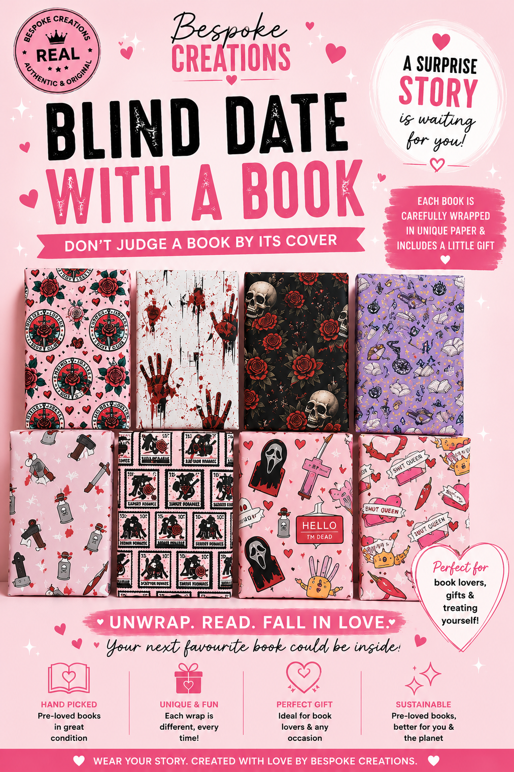 ✨ Blind Date with a Book – Surprise Book & Treats Bundle ✨
