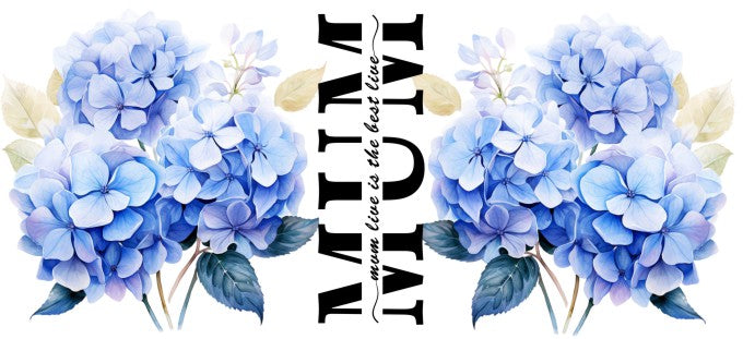 Mum Blue 16oz Double Sided UVDTF Wrap