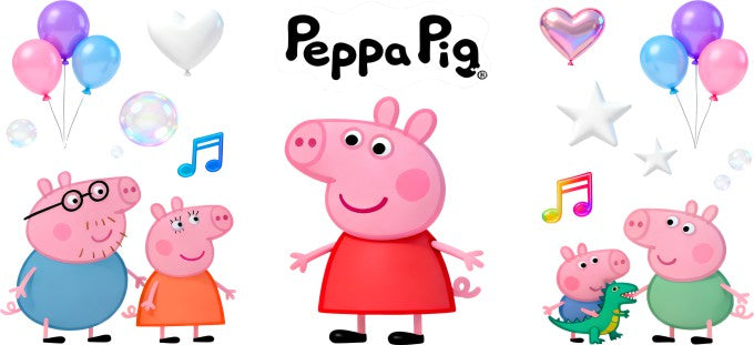 Peppa A 16oz Double Sided UVDTF Wrap