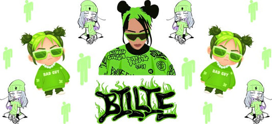 Billie 16oz Double Sided UVDTF Wrap
