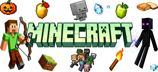 Minecraft A 16oz Double Sided UVDTF Wrap
