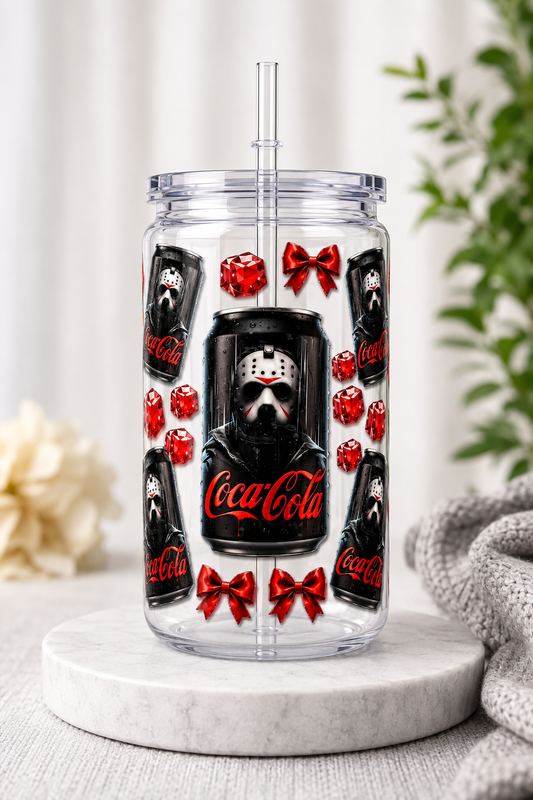 16oz Acrylic Can Tumbler with UV DTF Design