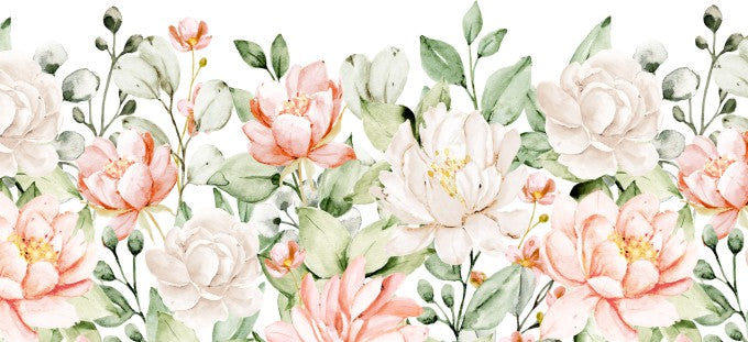 Pastel Floral 16oz Double Sided UVDTF Wrap