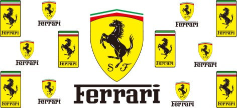 Ferrari 16oz Double Sided UVDTF Wrap