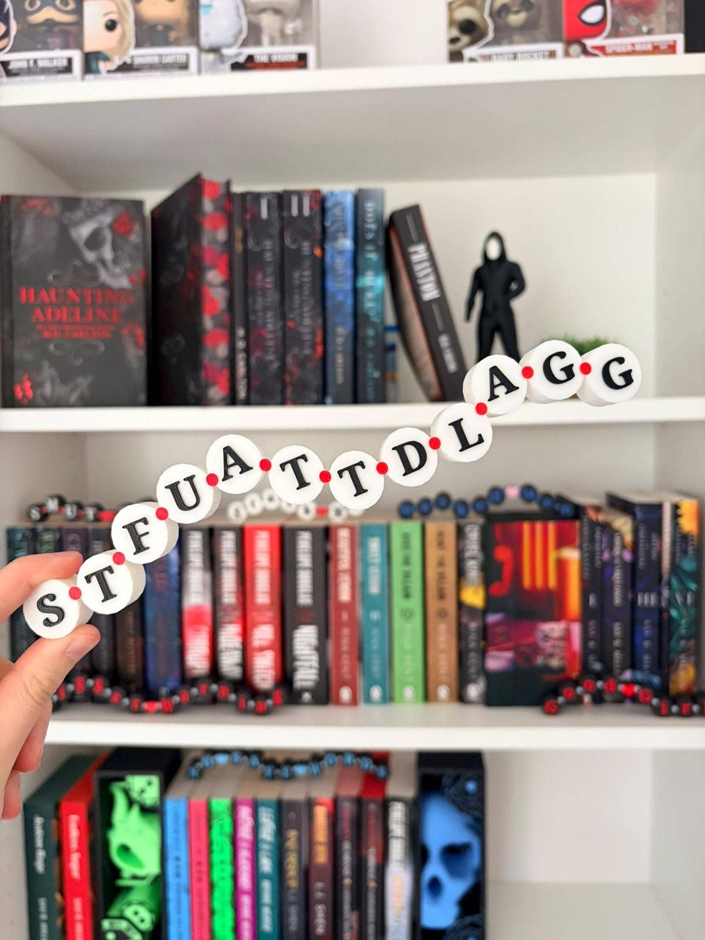 Dark Romance 3D Printed Bookshelf Decor Accessories: Stfuattdlagg
