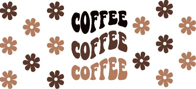 Coffee 16oz Double Sided UVDTF Wrap