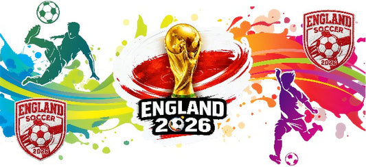 England B 16oz Double Sided UVDTF Wrap