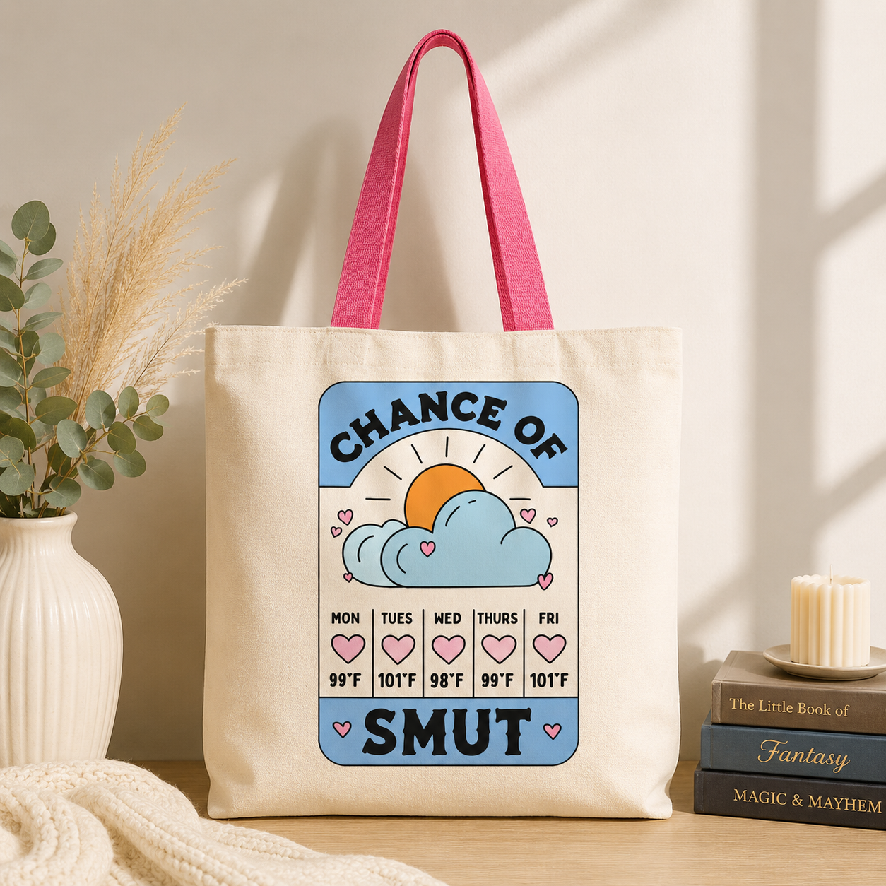 Bookish Canvas Tote Bag