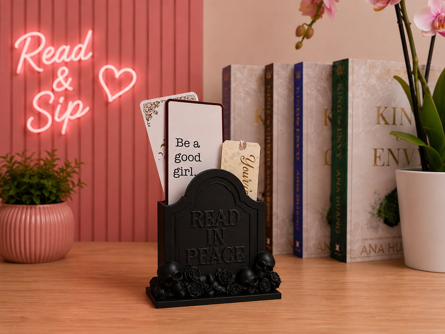 🖤 Read In Peace Bookmark Holder 🖤